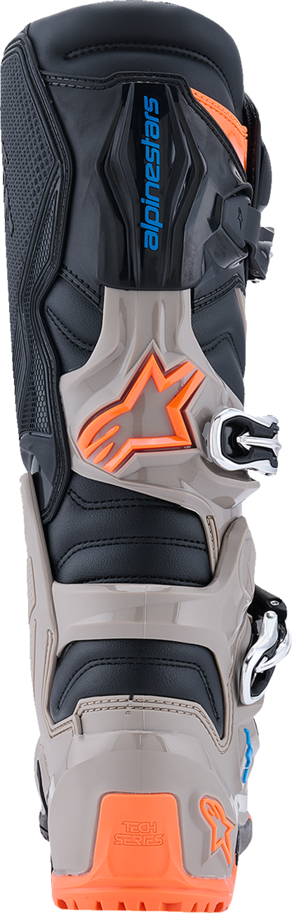 Alpinestars Tech 7 Enduro Boots - Black/Warm Gray/Fluorescent Orange