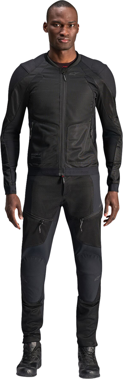 Alpinestars Troop-Air Jacket - Black/Black