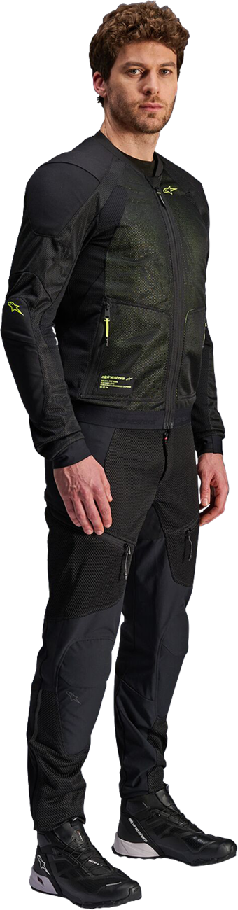 Alpinestars Troop-Air Jacket - Black/Fluo Yellow (4)