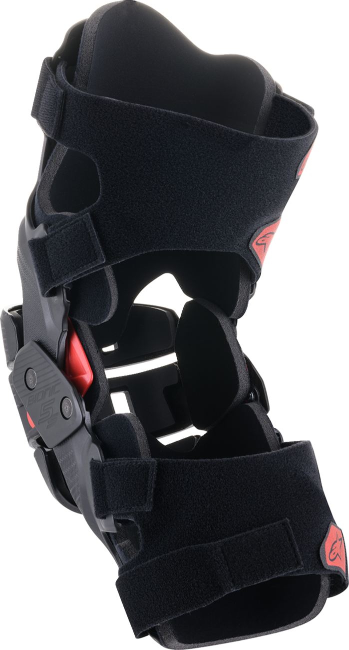 Alpinestars Youth Bionic 5S Knee Braces - Black/Red
