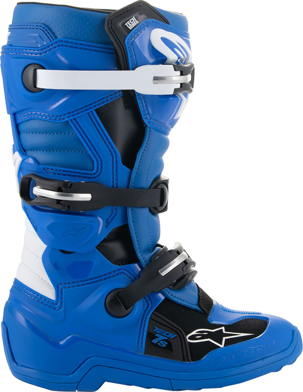 Alpinestars Youth Tech 7S Boots - Blue/Black/White
