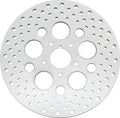 Bikers Choice 84-99 Big Twin & XL 11.5 Inch Front Drilled Stainless Rotor Replaces H-D 44136-84