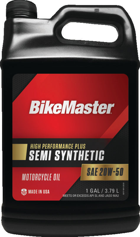 BikeMaster 20W50 Semi Synthetic Oil - Gallon