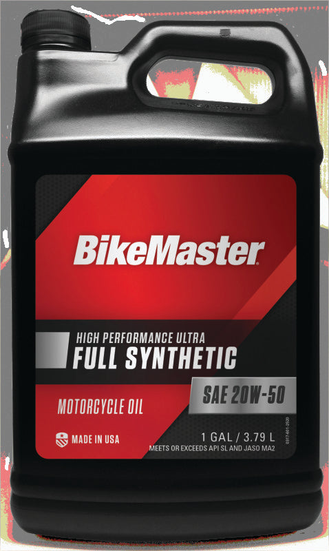 BikeMaster 20W50 Full Synthetic Oil - Gallon