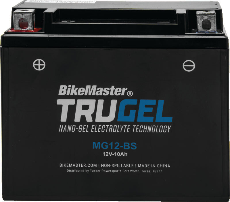 BikeMaster TruGel Battery - MG12-BS