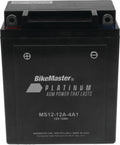 BikeMaster AGM Battery - MS12-12A-4A1