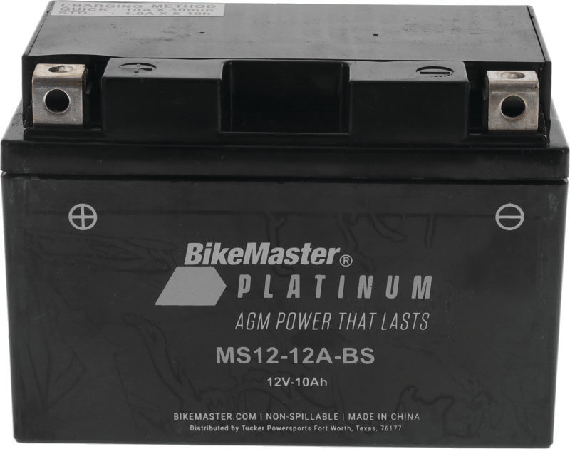 BikeMaster AGM Battery - MS12-12A-BS