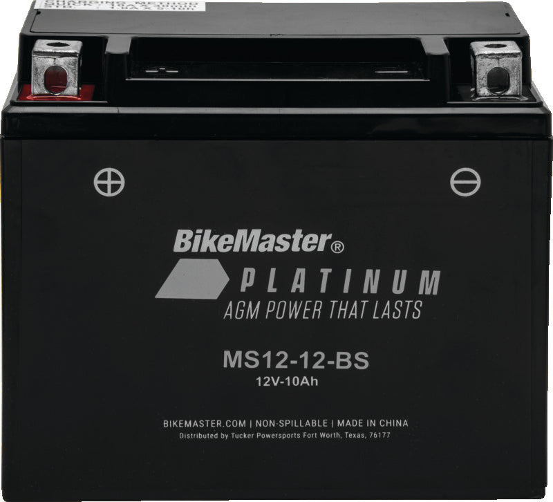 BikeMaster AGM Battery - MS12-12-BS