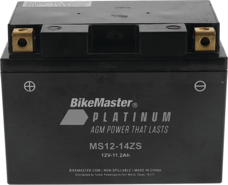 BikeMaster AGM Battery - MS12-14ZS