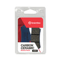 Brembo 09-11 BMW K1300R/2015 K1300R/09-15 K1300S Carbon Ceramic CC Brake Pad - Rear