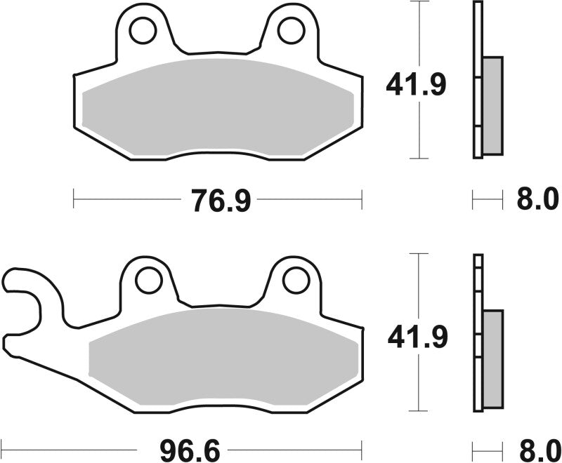 Brembo Sinter Prime Brake Pad - Kawasaki/Yamaha +, 94 models (1987–2025)