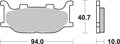 Brembo 93-03 Yamaha TDR R 125cc Sinter Brake Pad - Front