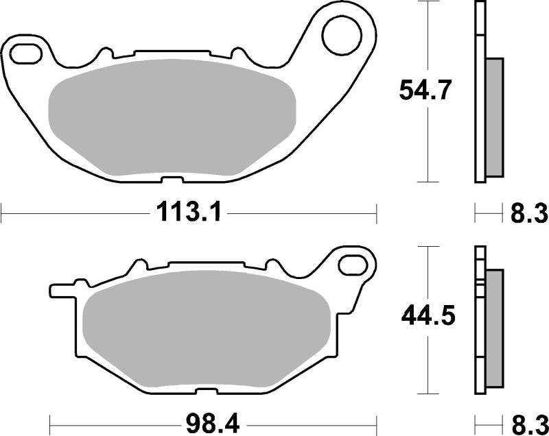 Brembo 16-17 Yamaha MT-25 250cc Sinter Brake Pad - Front