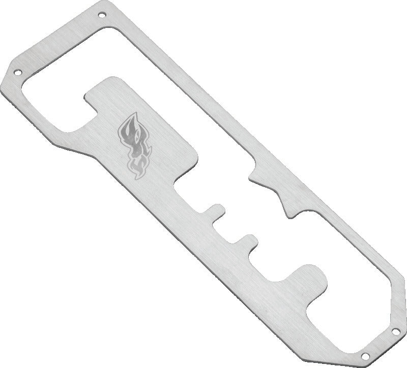 DragonFire Racing 19-25 Honda Talon Shifter Plate - Stainless Steel