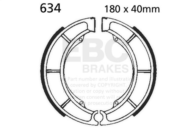 EBC 85-86 Suzuki LT 250 EFF/EFG Rear Left Sintered R/HH Brake Pads