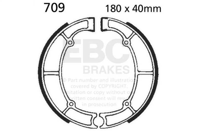 EBC 85-90 Kawasaki EN 450 454 LTD Rear Left FA-SFA-TT-X Brake Pads
