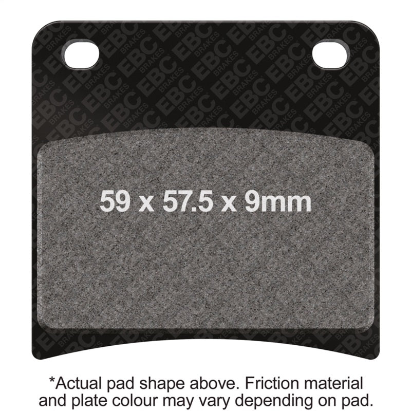 EBC 1986 Suzuki GV 1400 Cavalcade (From Frame No. 103765) Front Left/Right Semi-Sint Vee Brake Pads