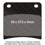 EBC 1986 Suzuki GV 1400 Cavalcade (From Frame No. 103765) Front Left/Right Semi-Sint Vee Brake Pads