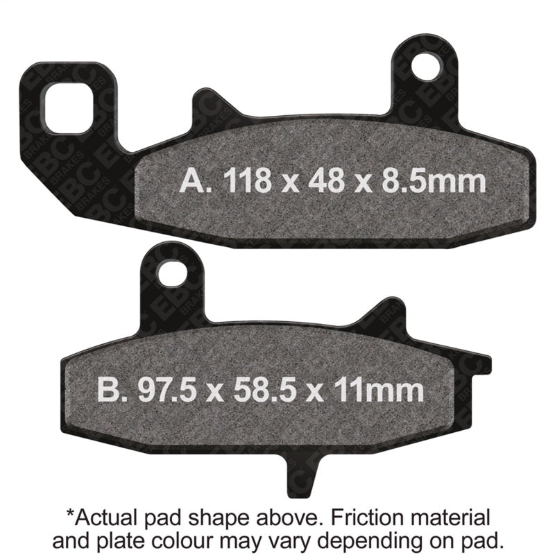 EBC 90-91 Suzuki DR 650 Front Left FA-SFA-X Brake Pads