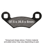 EBC 94-95 Polaris 300 2x4 / 4x4 Front Left/Right SV Series Brake Pads