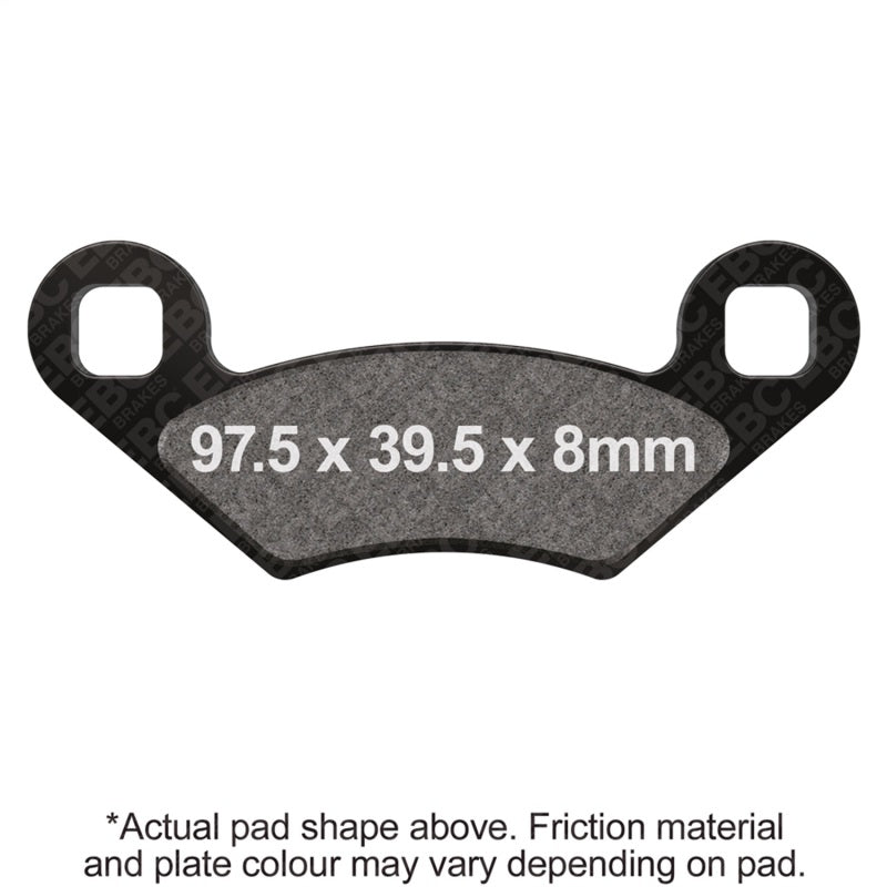 EBC 94-95 Polaris 300 2x4 / 4x4 Front Left/Right SV Series Brake Pads