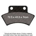 EBC 94-95 Polaris 300 2x4 / 4x4 Rear Left SV Series Brake Pads