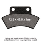 EBC 94-95 Polaris 300 2x4 / 4x4 Rear Left SV Series Brake Pads