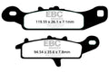 EBC 08-14 Kawasaki KFX 450 R KSF Front Left SV Series Brake Pads