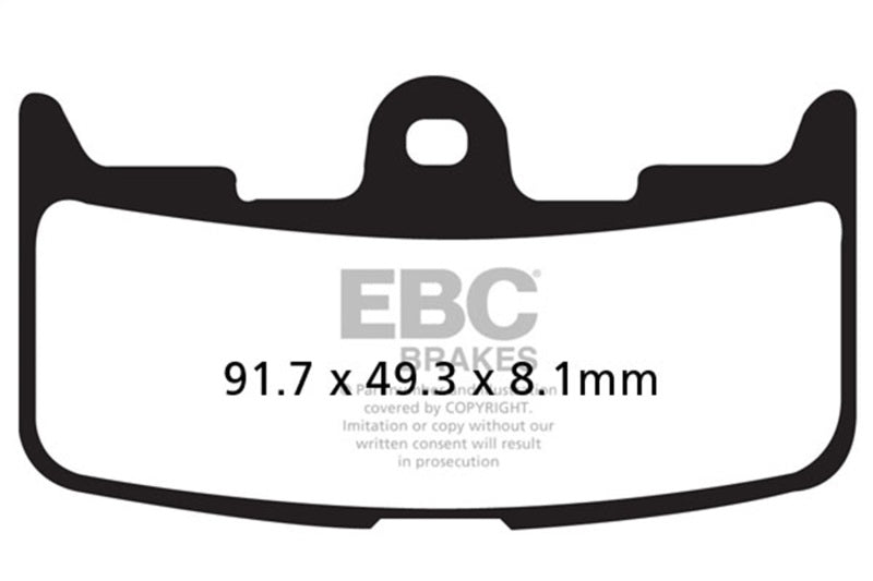 EBC 02-07 Buell Firebolt XB9R Front Left Sintered HH/R Brake Pads