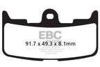 EBC 02-07 Buell Firebolt XB9R Front Left Sintered HH/R Brake Pads