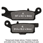 EBC 08-13 Yamaha YFM 250 Raptor Front Right FA-SFA-X Brake Pads