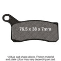 EBC 09-12 KTM SX 450 Front Left/Right R Series Sintered Brake Pads
