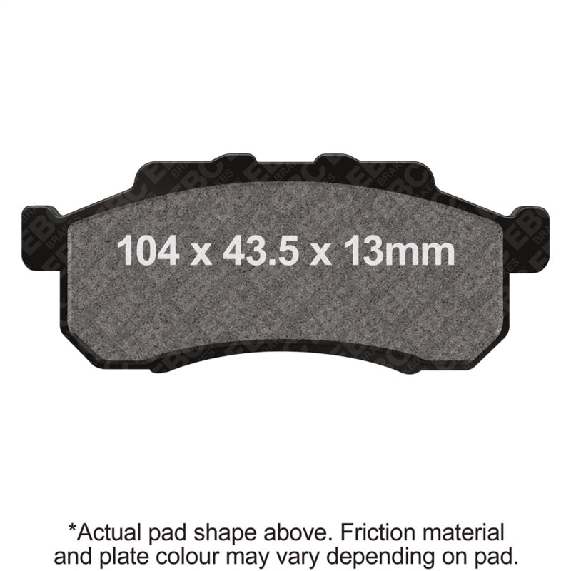 EBC 09-13 Honda MUV 700 Big Red Parking Brake Front Left FA-SFA-X Brake Pads
