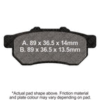 EBC 09-13 Honda MUV 700 Big Red (w/Parking Brake) Rear Left FA-SFA-TT-X Brake Pads
