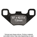 EBC 10-14 Polaris Phoenix (Rear Drum Model) Front Left/Right R Series Sintered Brake Pads