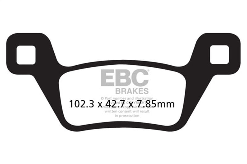 EBC 10-11 KYMCO ATV MXU 500 4x4 IRS (Carb Models) Front Left/Right FA-SFA-X Brake Pads
