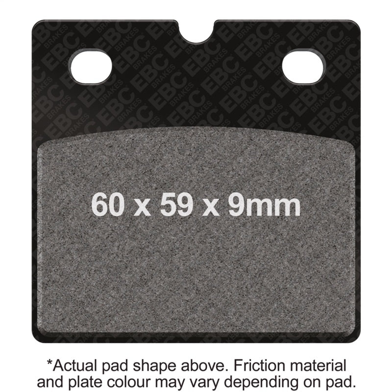 EBC 88-89 BMW R 65 Single Rotor Front Left Semi-Sintered Vee Brake Pads