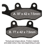 EBC 11-15 Can Am Commander 800 XT/DPS Rear Left/Right V-SXR Brake Pads
