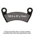EBC 16-20 Polaris General 1000 EPS Front Left/Right SXR Brake Pads