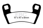 EBC 15-20 Polaris RZR 900 (50in All Options) Front Left/Right SXR Brake Pads
