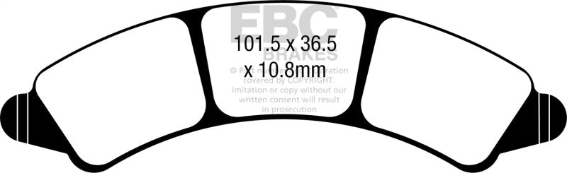 EBC 21-22 Polaris RZR 1000 S 4 Turbo 4 Seater Front Left/Right SXR Brake Pads