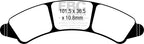 EBC 21-22 Polaris RZR 1000 S 4 Turbo 4 Seater Front Left/Right SXR Brake Pads