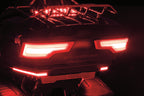 Kuryakyn Tracer Tour-Pak Rear Lights Chrome Red Lens