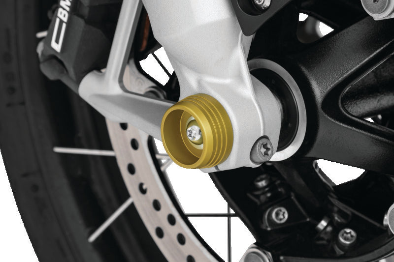 Kuryakyn Lodestar Axle Sliders Gold
