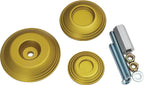 Kuryakyn Lodestar Rear Axle Sliders-BMW-Gold