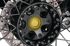 Kuryakyn Lodestar Rear Axle Sliders-BMW-Gold