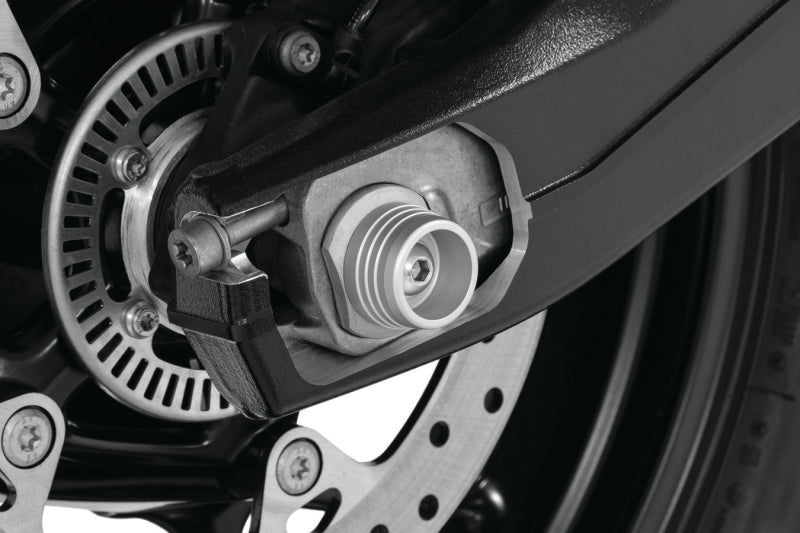 Kuryakyn Lodestar Rear Axle Slider Silver