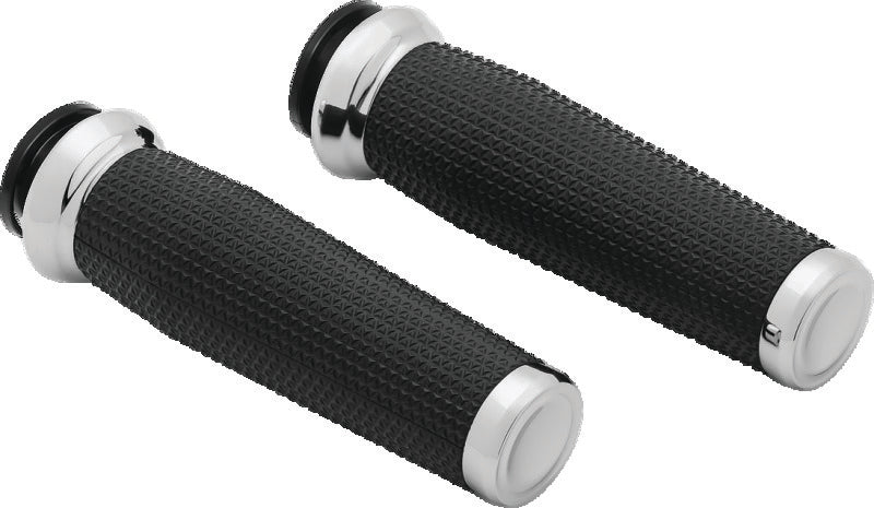 Kuryakyn Thresher Grips 18-Up Indian Models Chrome