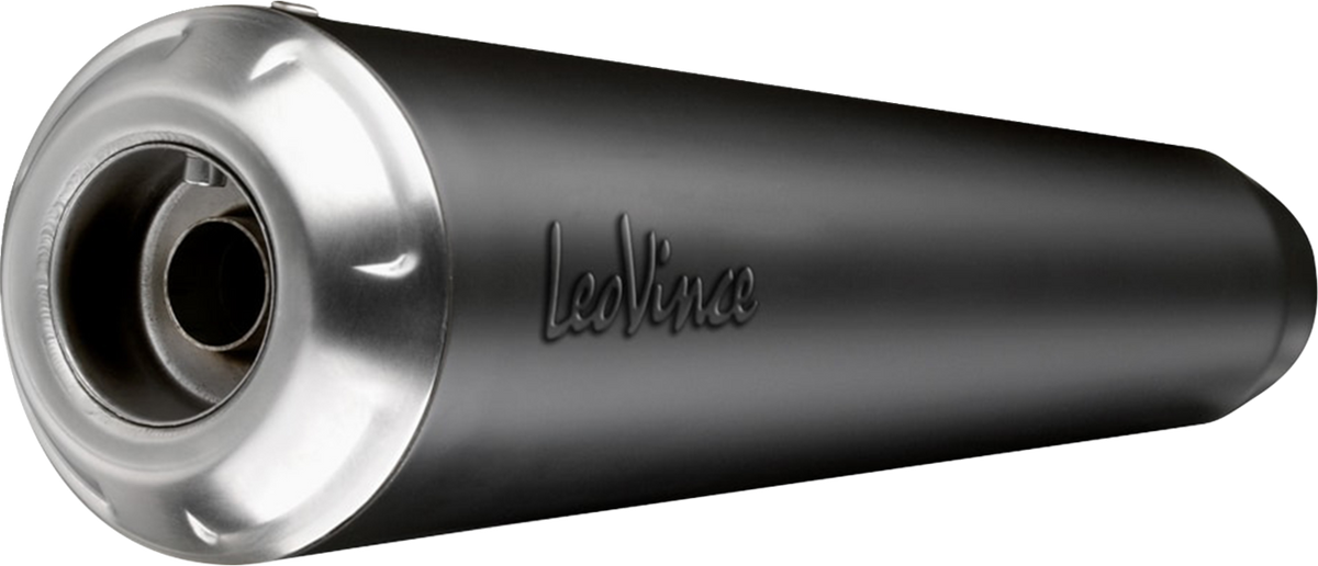 LeoVince Classic Racer Black Edition Slip-On Muffler