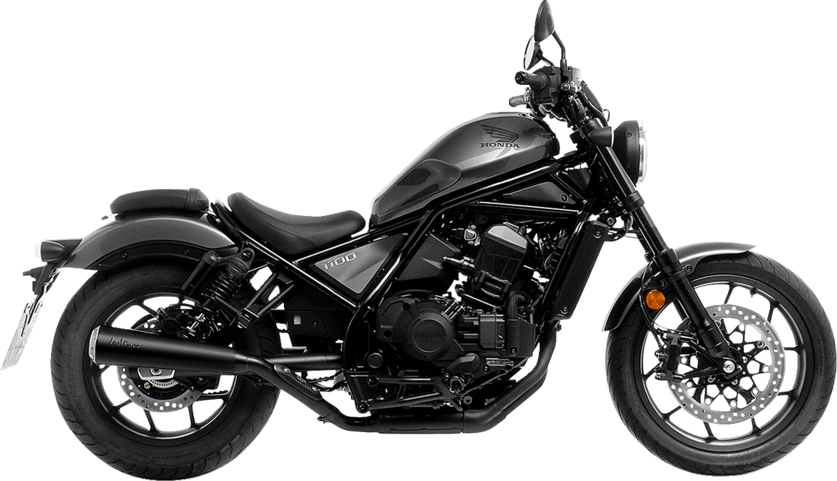 LeoVince Classic Slip-On Muffler - Black (2)